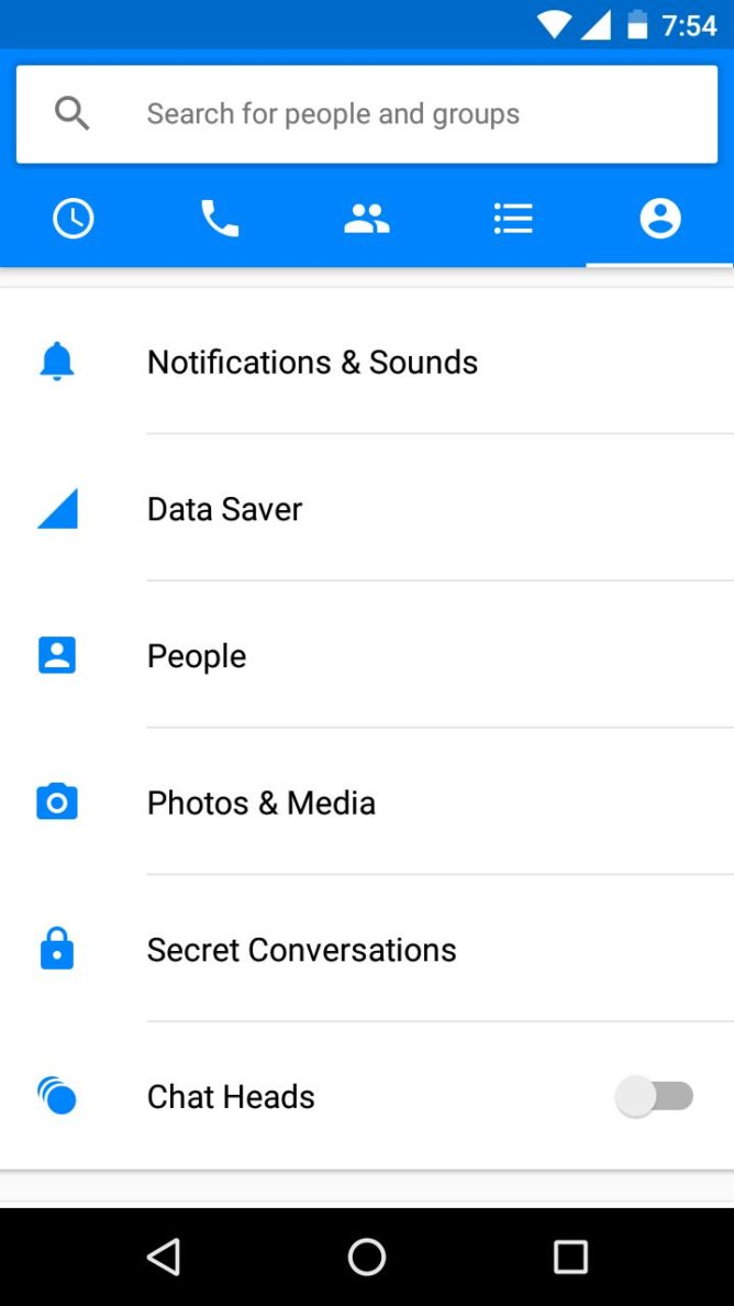 Facebook messenger android problems